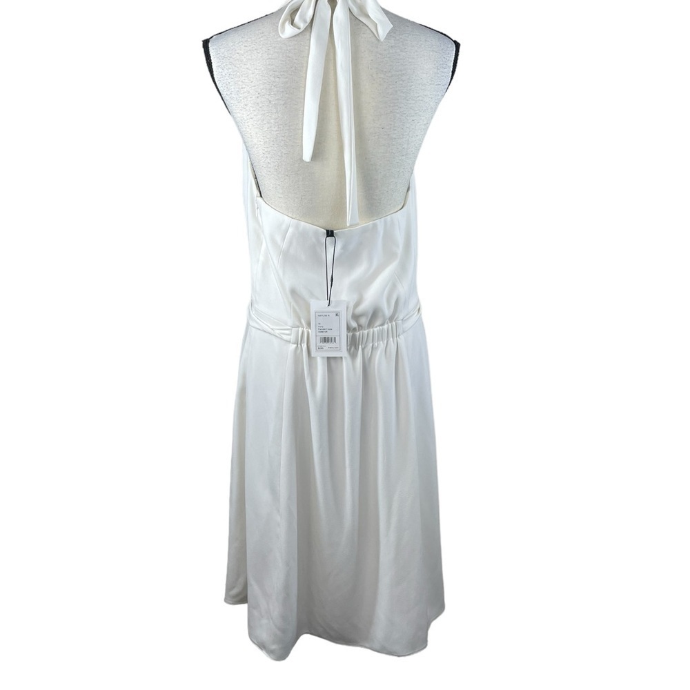 THEORY Nayline Elevate Crepe Halter Dress NWT Size 10 - Picture 7 of 12